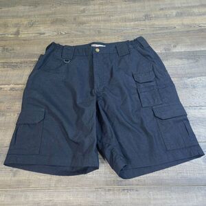 5.11 Tactical men's 34 shorts navy blue lots of pockets Taclite pro cargo